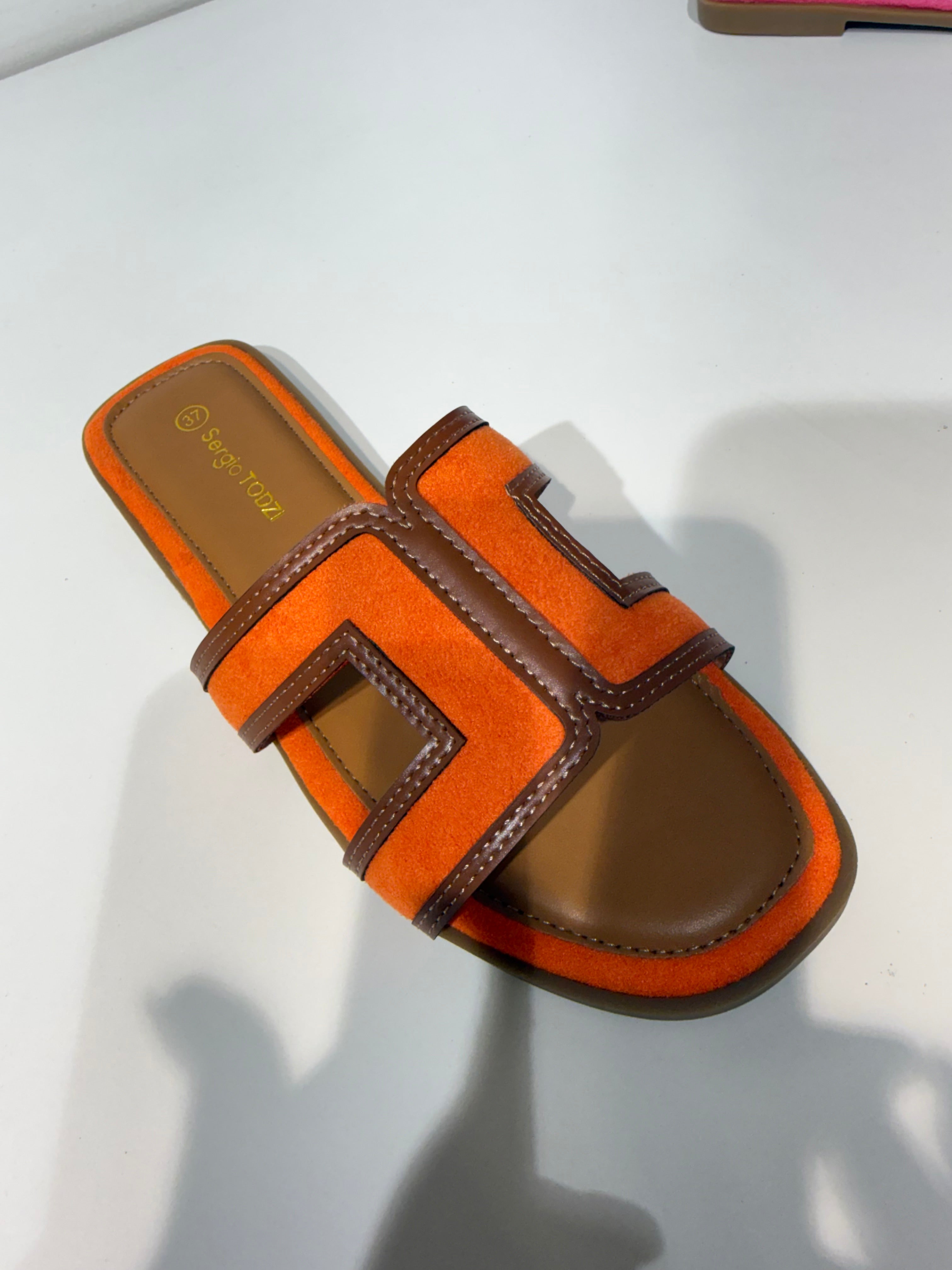 Slipper Hermes Orange